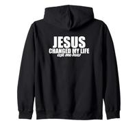 Jésus a changé ma Vie Demandez-Moi en Quoi Je suis chrétienne Sweat à Capuche