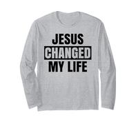 Jésus a changé ma Vie Demandez-Moi en Quoi la Bible de l'avocat de la Foi est audacieuse Manche Longue