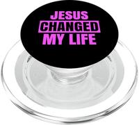 Jésus a changé ma Vie Demandez-Moi en Quoi la Bible de l'avocat de la Foi est audacieuse PopSockets PopGrip pour MagSafe