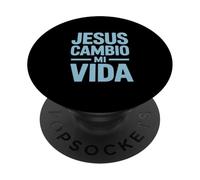 Jésus a changé ma Vie drôle Dicton Espagnol PopSockets PopGrip Adhésif