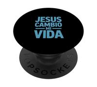 Jésus a changé ma Vie drôle Dicton Espagnol PopSockets PopGrip Adhésif