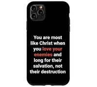 Jésus a Dit : « Aimez Vos Ennemis, Soyez comme Le Christ » (Luc 6, 27) Coque pour iPhone 11 Pro Max