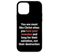 Jésus a Dit : « Aimez Vos Ennemis, Soyez comme Le Christ » (Luc 6, 27) Coque pour iPhone 12 Mini