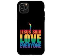 JÉSUS A Dit D'AIMER Tout Le Monde Angel Moroni Mormon LGBT Meme Coque pour iPhone 11 Pro Max