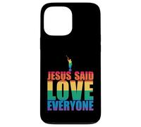 JÉSUS A Dit D'AIMER Tout Le Monde Angel Moroni Mormon LGBT Meme Coque pour iPhone 13 Pro Max
