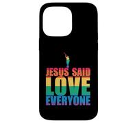 JÉSUS A Dit D'AIMER Tout Le Monde Angel Moroni Mormon LGBT Meme Coque pour iPhone 14 Pro Max