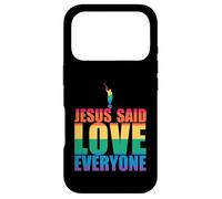 JÉSUS A Dit D'AIMER Tout Le Monde Angel Moroni Mormon LGBT Meme Coque pour iPhone 17 Pro