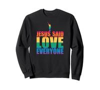 JÉSUS A Dit D'AIMER Tout Le Monde Angel Moroni Mormon LGBT Meme Sweatshirt