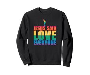 JÉSUS A Dit D'AIMER Tout Le Monde Angel Moroni Mormon LGBT Meme Sweatshirt