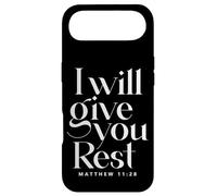 Jésus a Dit : « Je Te donnerai du Repos » (Matthieu, Verset biblique, chrétien) Coque pour iPhone Air