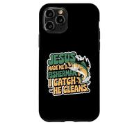 Jésus a Fait de Moi Un pêcheur, Je Le pêche, il nettoie Coque pour iPhone 11 Pro