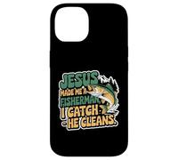 Jésus a Fait de Moi Un pêcheur, Je Le pêche, il nettoie Coque pour iPhone 14