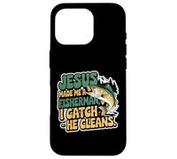 Jésus a Fait de Moi Un pêcheur, Je Le pêche, il nettoie Coque pour iPhone 16 Pro