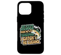 Jésus a Fait de Moi Un pêcheur, Je Le pêche, il nettoie Coque pour iPhone 16 Pro Max