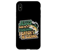 Jésus a Fait de Moi Un pêcheur, Je Le pêche, il nettoie Coque pour iPhone XS Max