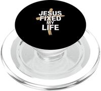 Jésus a fixé ma Vie Dieu chrétien PopSockets PopGrip pour MagSafe