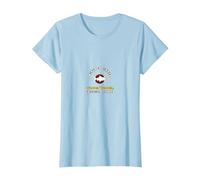 Jésus a gagné : Gagnant, dîner du Salut T-Shirt, Femme, Bleu Céleste, XL