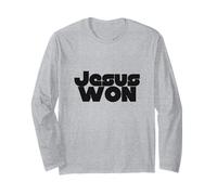 Jésus a gagné la Victoire Bible chrétienne Jésus a Tout payé Manche Longue