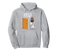 Jésus à la porte, Apocalypse 3:20, Église chrétienne drôle Sweat à Capuche