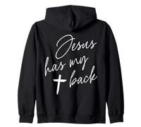 Jésus a Le Dos enraciné dans la Foi chrétienne du Christ et de Dieu Sweat à Capuche