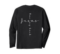 Jésus a Mon Dos C'est drôle, J'aime Jésus (sur Le Dos) Manche Longue