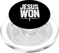 Jésus a remporté la Victoire : Croix, Foi, croyance chrétienne PopSockets PopGrip pour MagSafe