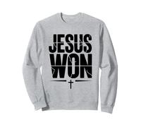 Jésus a remporté la Victoire : Croix, Foi, croyance chrétienne Sweatshirt