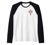 Jésus a ressuscité - Petit imprimé Manche Raglan