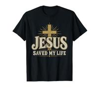 Jésus a sauvé ma Vie - Témoignage chrétien T-Shirt Graphique avec Valeur