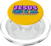 Jésus a Tout payé Actes 4:12 PopSockets PopGrip pour MagSafe
