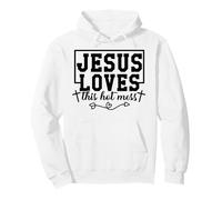 Jésus Aime ce désordre Chaud Dieu chrétien Que Les Hommes et Les Femmes Aiment Sweat à Capuche