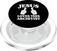 Jésus Aime ce Groupe de culte de l'église chrétienne archiviste PopSockets PopGrip pour MagSafe