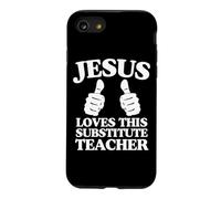 Jésus Aime ce Professeur suppléant Chrétien Church Group Coque pour iPhone SE (2020) / 7/8