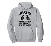 Jésus Aime Cette école bibliothécaire chrétienne culte de l'église Sweat à Capuche