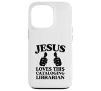 Jésus Aime Cette église chrétienne bibliothécaire catalogage Coque pour iPhone 13 Pro