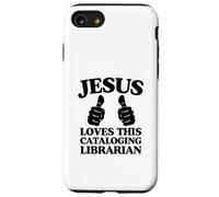 Jésus Aime Cette église chrétienne bibliothécaire catalogage Coque pour iPhone SE (2020) / 7/8