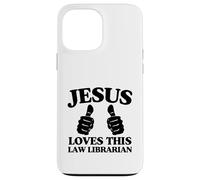 Jésus Aime Cette Loi, bibliothécaire, culte de l'église chrétienne Coque pour iPhone 13 Pro Max