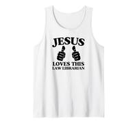 Jésus Aime Cette Loi, bibliothécaire, culte de l'église chrétienne Débardeur