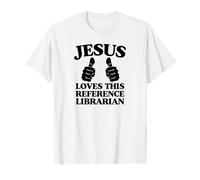 Jésus Aime Cette référence Bibliothécaire Église chrétienne T-Shirt