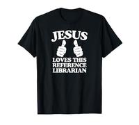 Jésus Aime Cette référence Bibliothécaire Église chrétienne T-Shirt