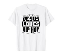 Jésus Aime Le Hip hop Christian T-Shirt