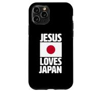 Jésus Aime Le Japon | Missionnaire Chrétien | Drapeau Japonais Dieu Coque pour iPhone 11 Pro