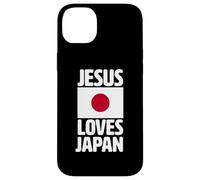 Jésus Aime Le Japon | Missionnaire Chrétien | Drapeau Japonais Dieu Coque pour iPhone 14 Plus
