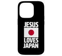 Jésus Aime Le Japon | Missionnaire Chrétien | Drapeau Japonais Dieu Coque pour iPhone 14 Pro