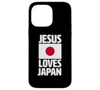 Jésus Aime Le Japon | Missionnaire Chrétien | Drapeau Japonais Dieu Coque pour iPhone 14 Pro Max