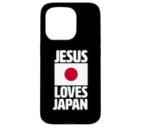 Jésus Aime Le Japon | Missionnaire Chrétien | Drapeau Japonais Dieu Coque pour iPhone 15 Pro