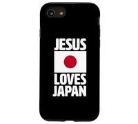 Jésus Aime Le Japon | Missionnaire Chrétien | Drapeau Japonais Dieu Coque pour iPhone SE (2020) / 7/8