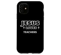 Jésus Aime Les Enseignants et Les Leaders Inspirants chrétiens Coque pour iPhone 11