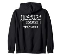 Jésus Aime Les Enseignants et Les Leaders Inspirants chrétiens Sweat à Capuche