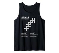 Jesus, Always The Answer - Christian Faith Crossword Puzzle Débardeur
